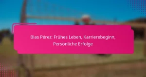 Blas Pérez: Frühes Leben, Karrierebeginn, Persönliche Erfolge